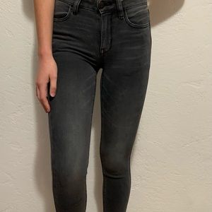 dark gray american eagle skinny jeans